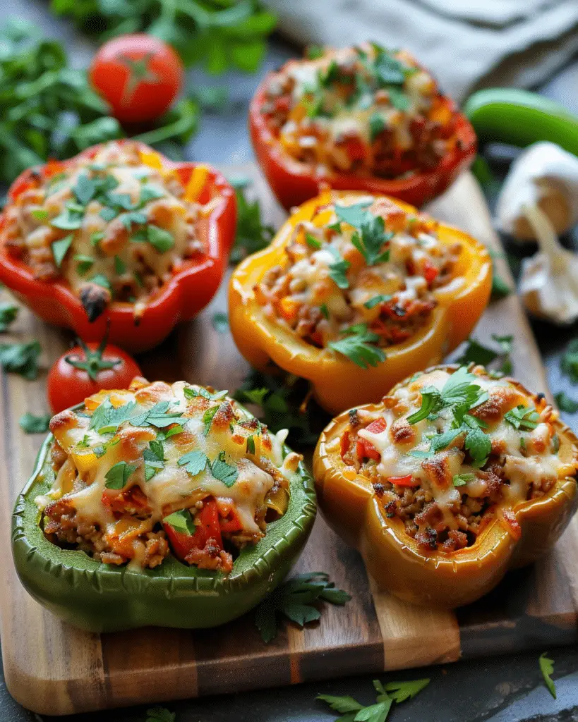 Turkey Stuffed Peppers