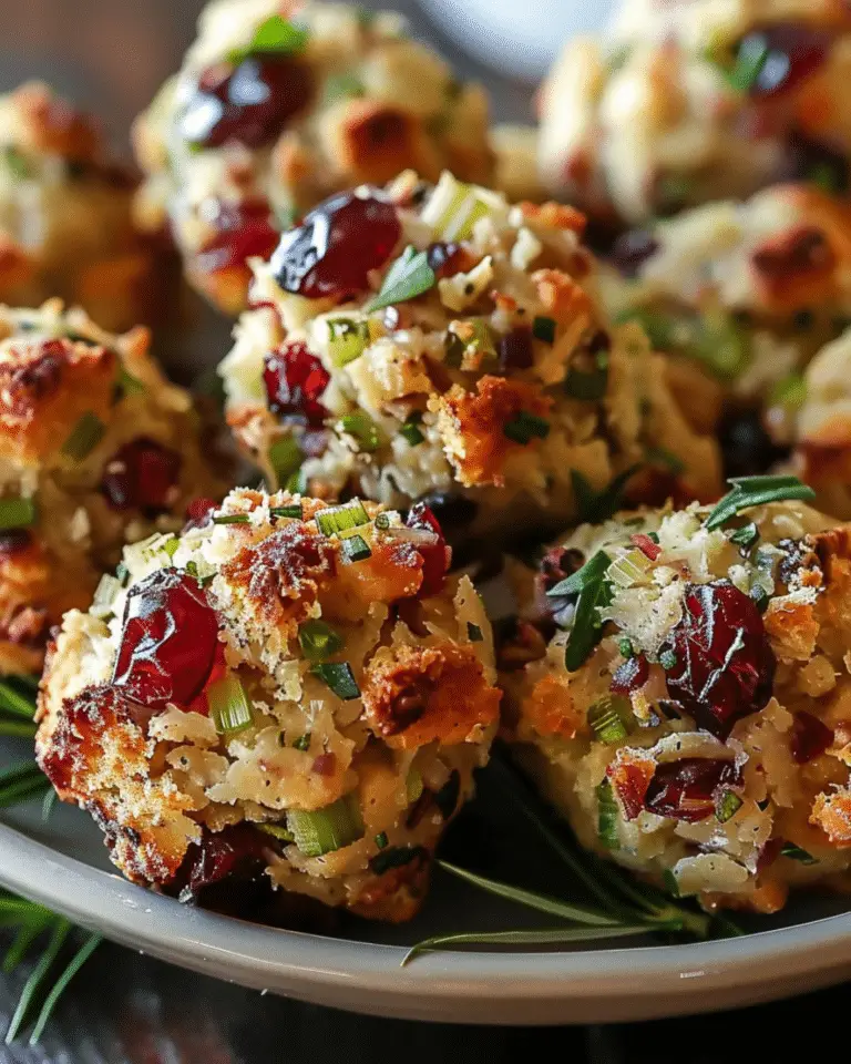 Turkey Stuffing Balls