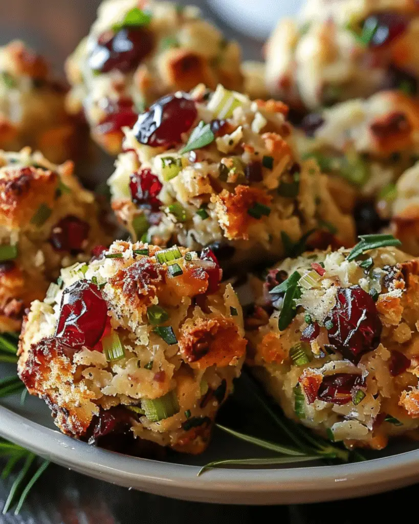 Turkey Stuffing Balls