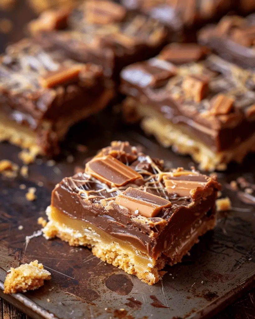 Twix Cookie Bars