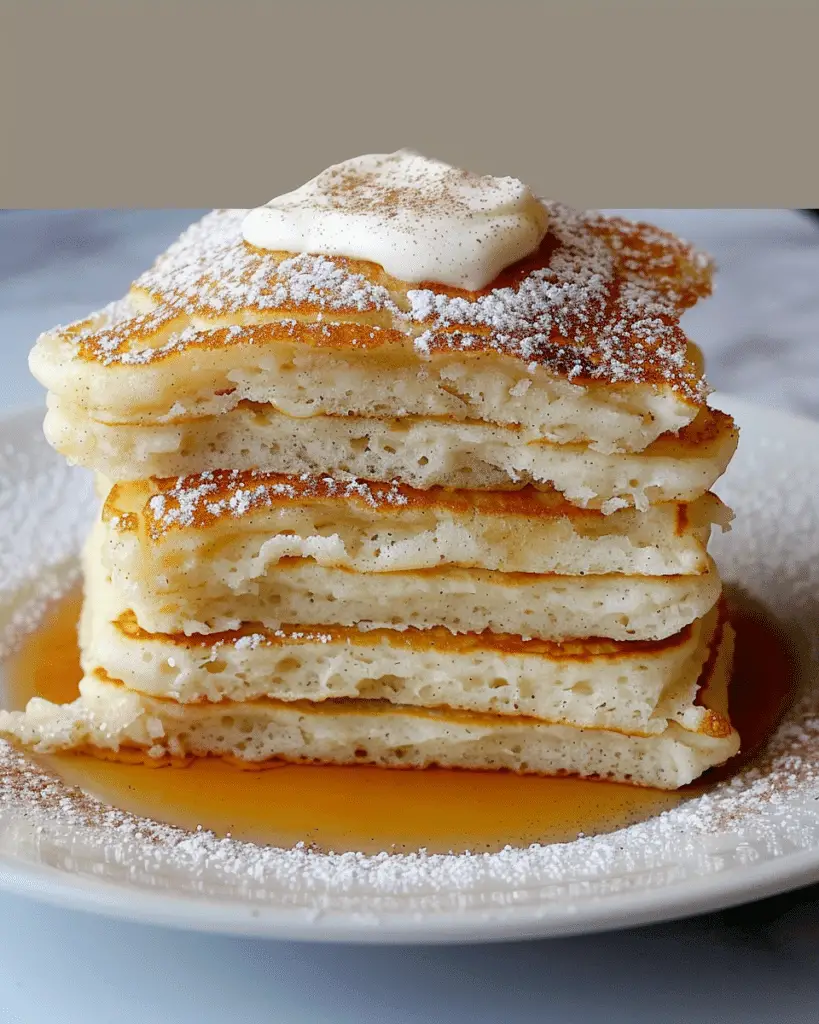 Vanilla Cinnamon Buttermilk Pancakes
