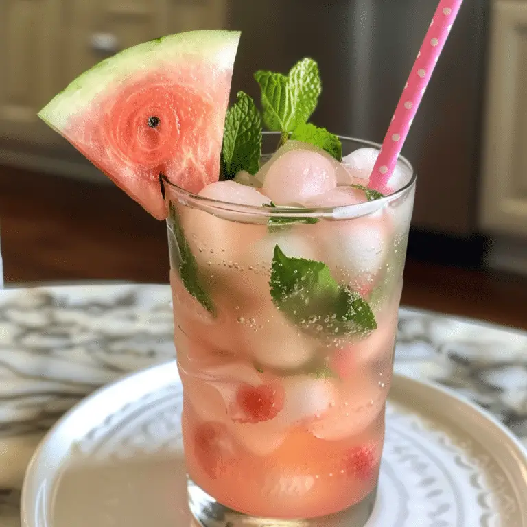 Watermelon Mint Lemonade