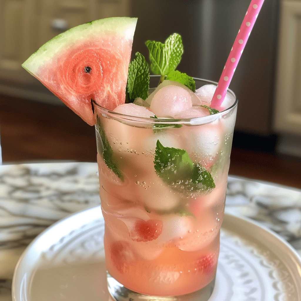 Watermelon Mint Lemonade