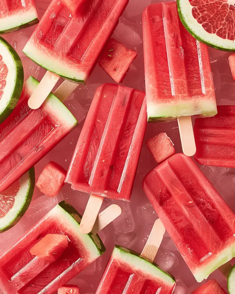 Watermelon Popsicles