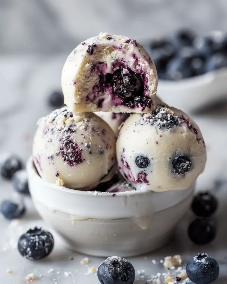 Blueberry Cheesecake Protein Bites