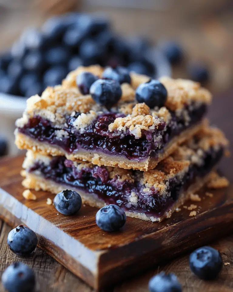 Blueberry Soft Baked Bars