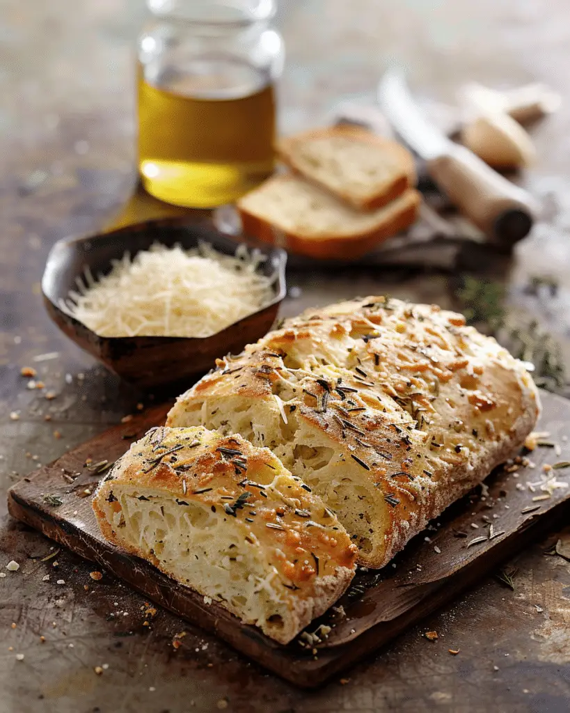 Buttery Italian Herbs and Cheese Bread