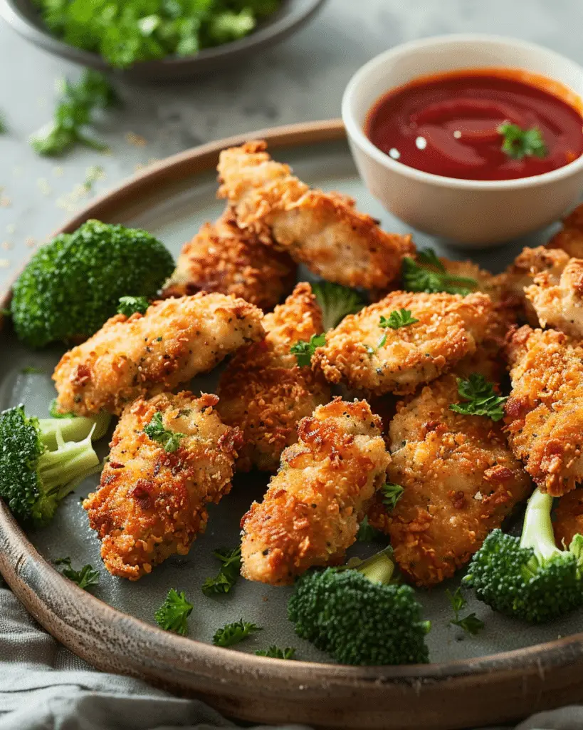 Chicken and Broccoli Nuggets for Baby
