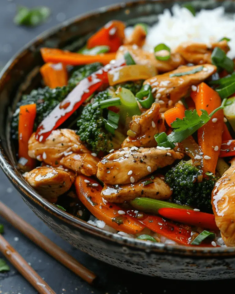 Chicken and Vegetables Stir-Fry