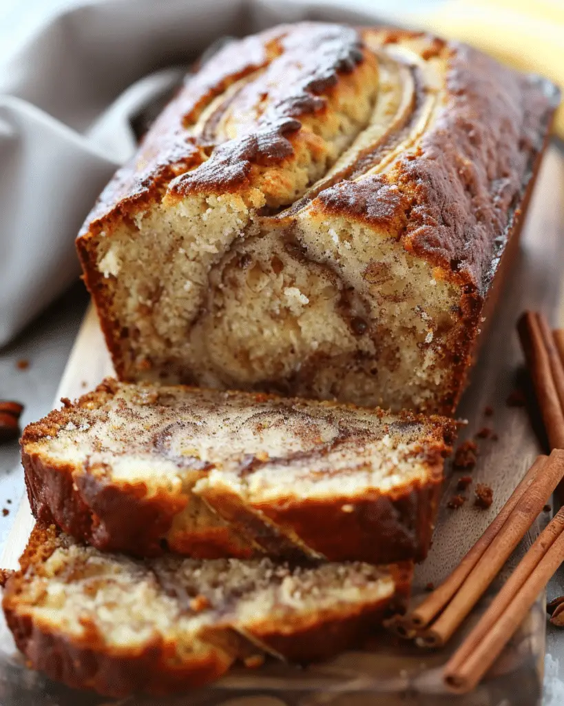 Cinnamon Swirl Banana Bread