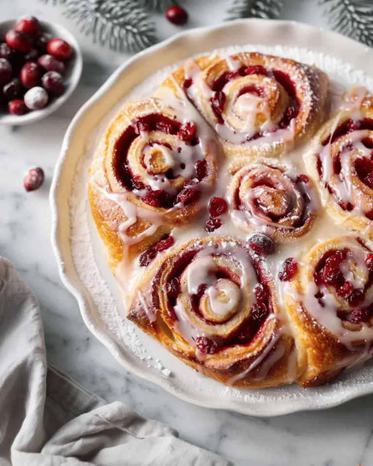 Cranberry Orange Sweet Rolls