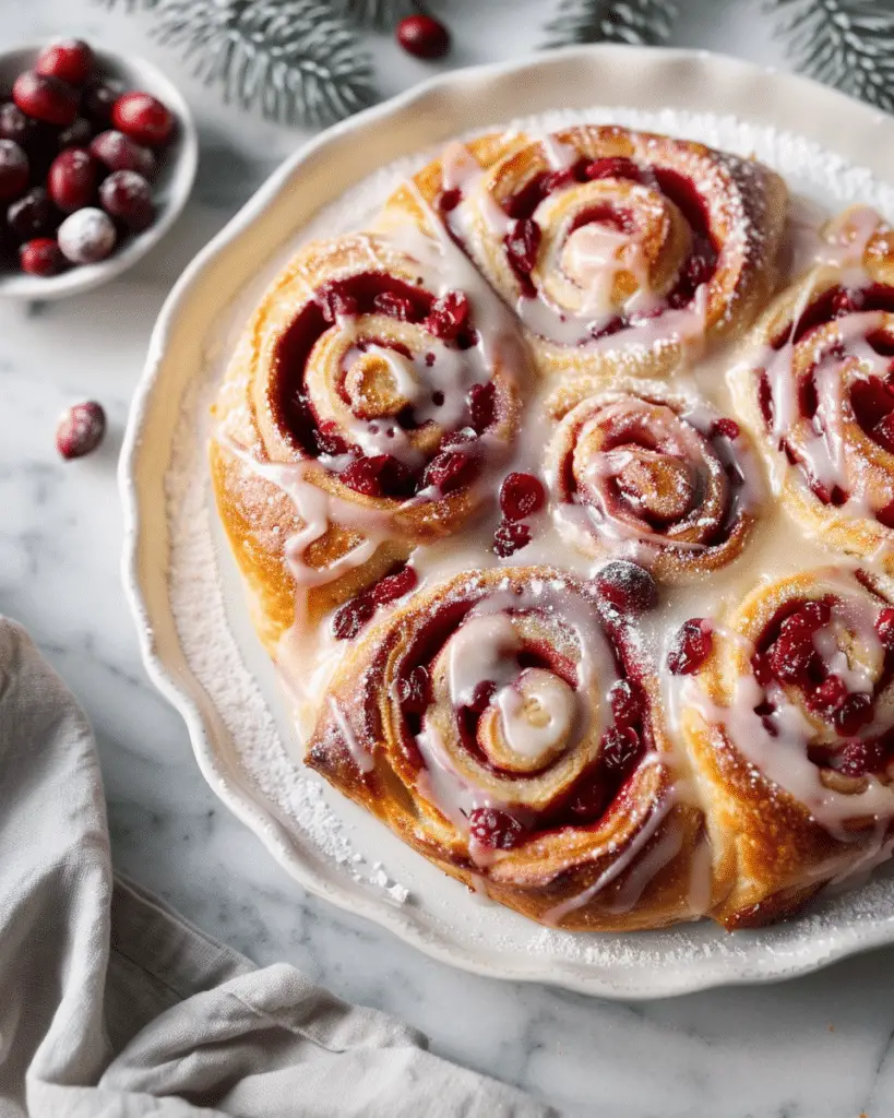 Cranberry Orange Sweet Rolls