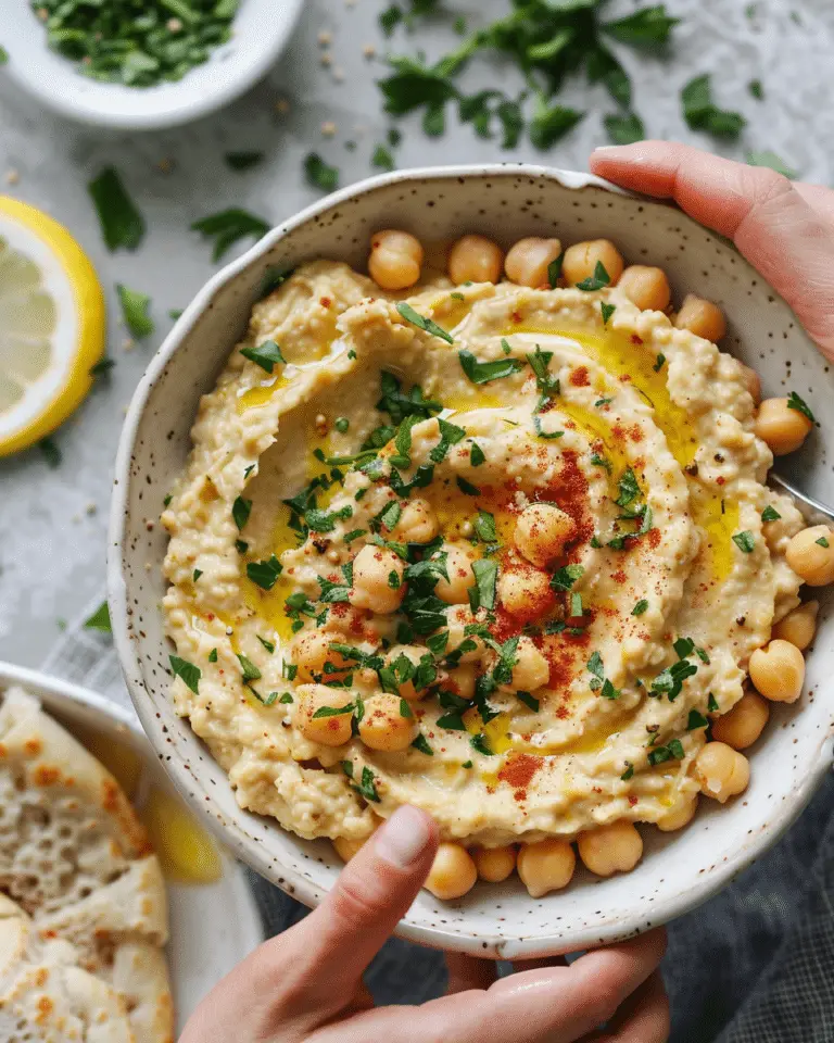 Creamy Lemon Pepper Chickpeas
