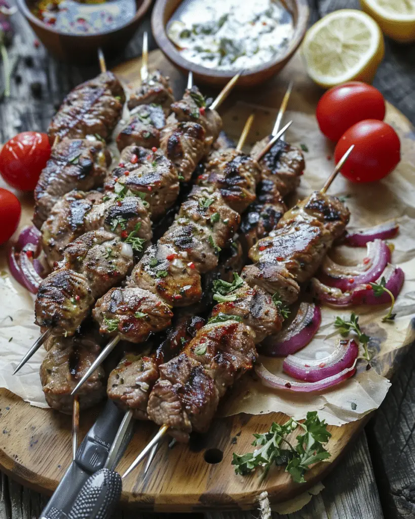 Greek Lamb Souvlaki – Juicy Grilled Skewers