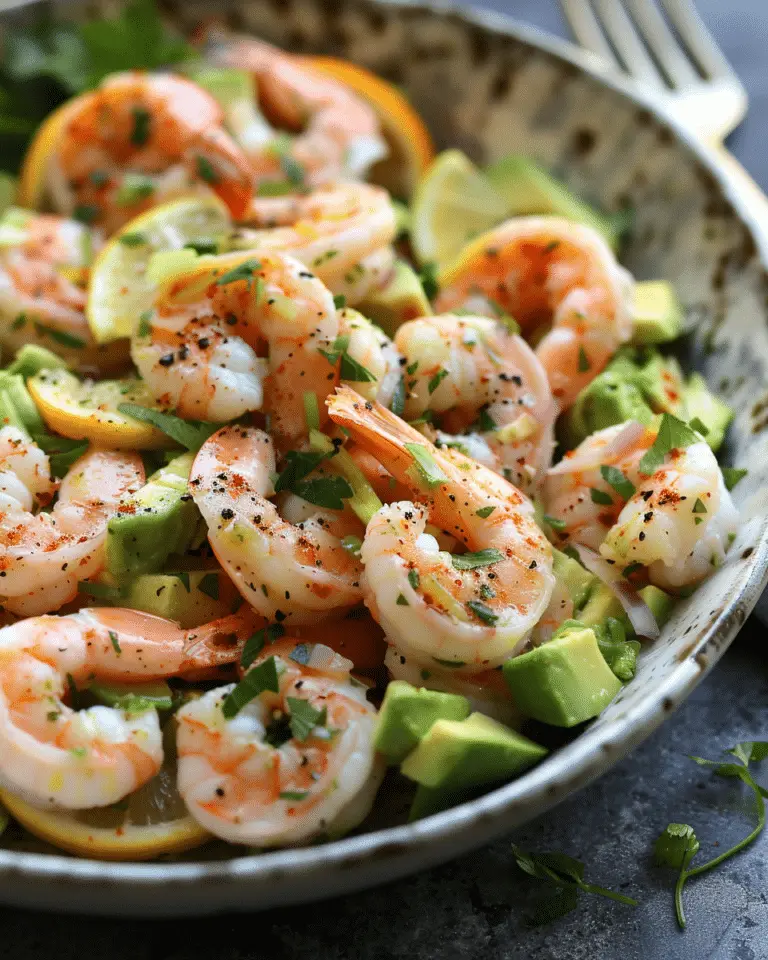 Healthy Shrimp Avocado Salad (Mayo-Free)