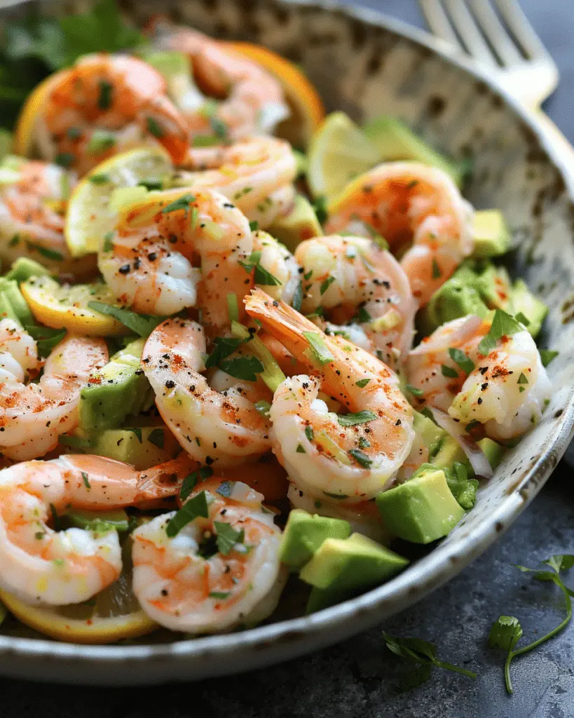 Healthy Shrimp Avocado Salad (Mayo-Free)