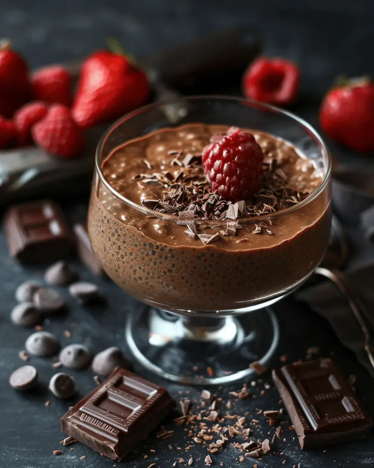 High-Protein Chocolate Chia Pudding