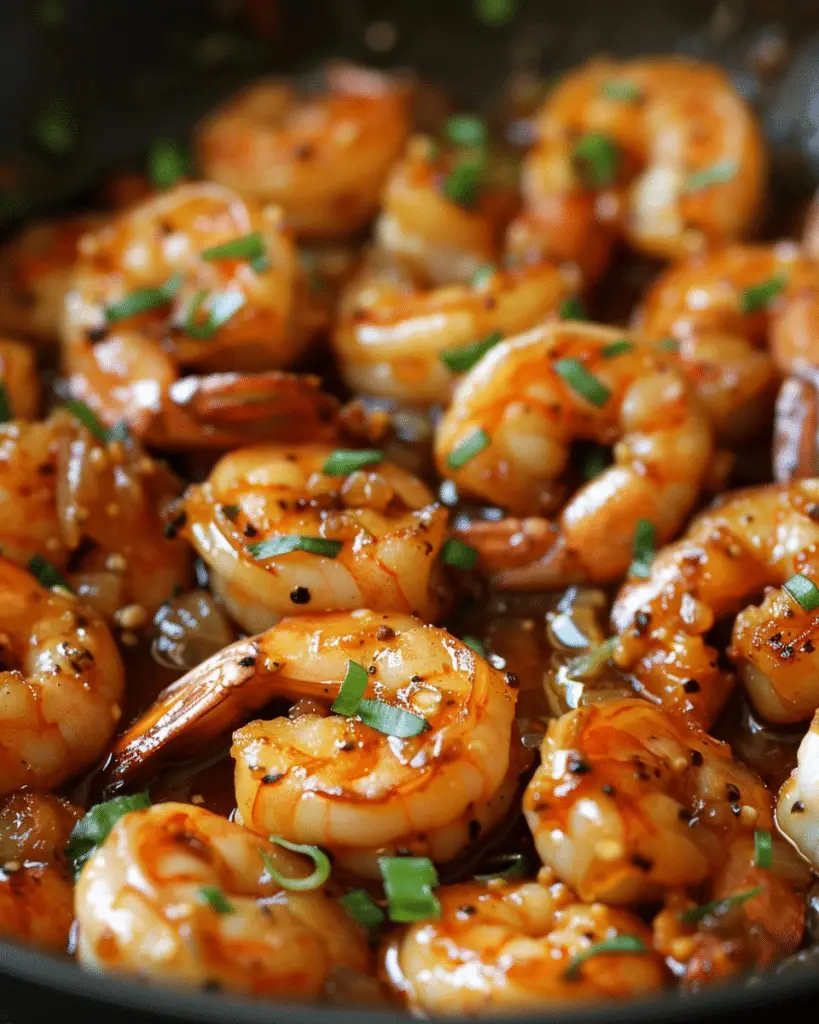 High-Protein Honey Garlic Shrimp