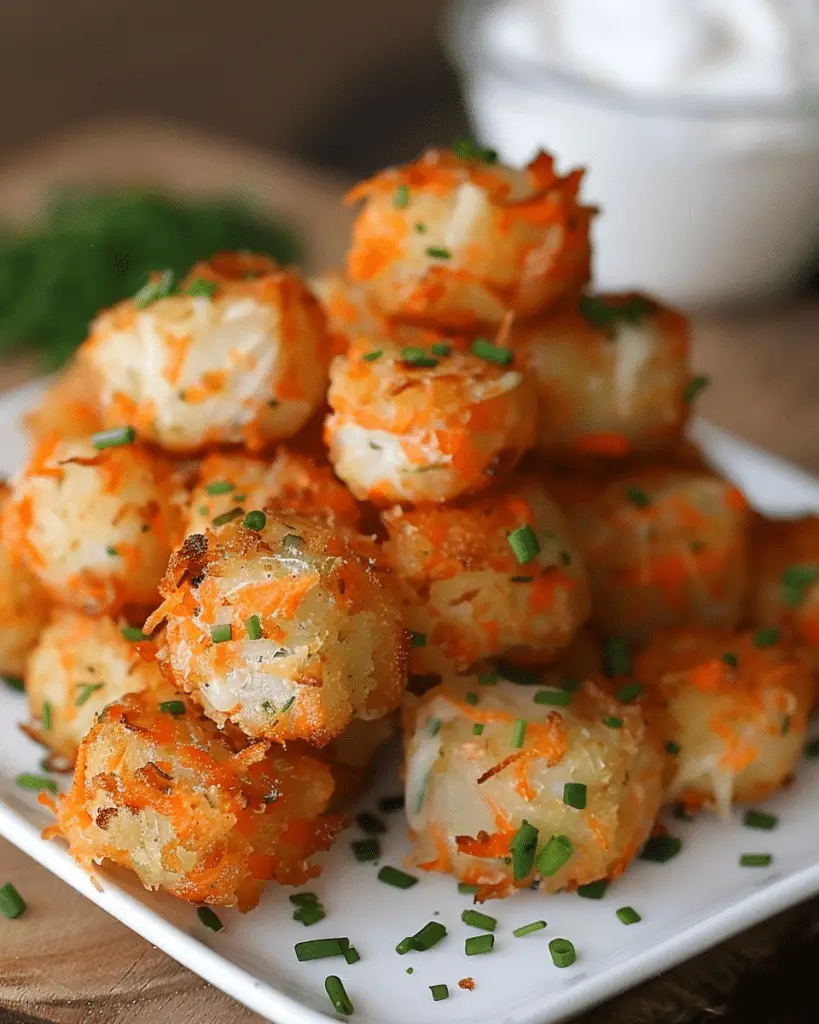 Homemade Carrot Potato Tots