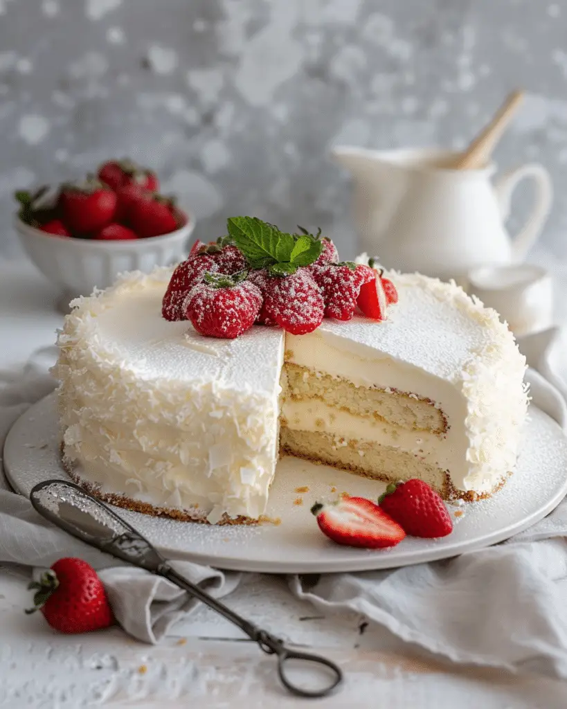 Käsesahnetorte (German Yogurt Mousse Cake)
