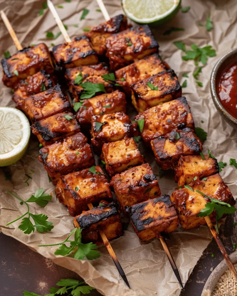 Middle Eastern Tofu Kebabs