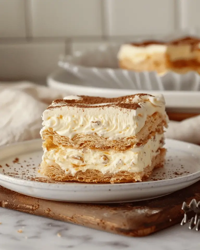 No-Bake Éclair Cake