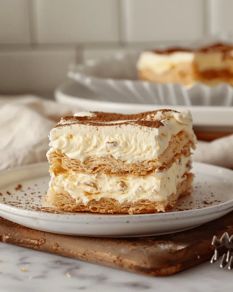 No-Bake Éclair Cake