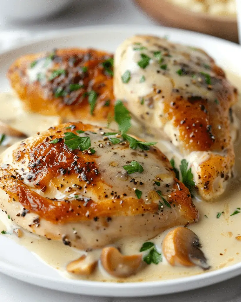 One-Pan Creamy Garlic Chicken
