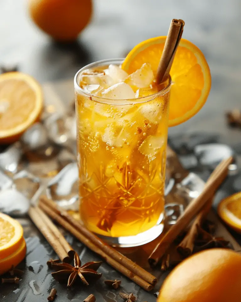 Orange Cinnamon Iced Tea