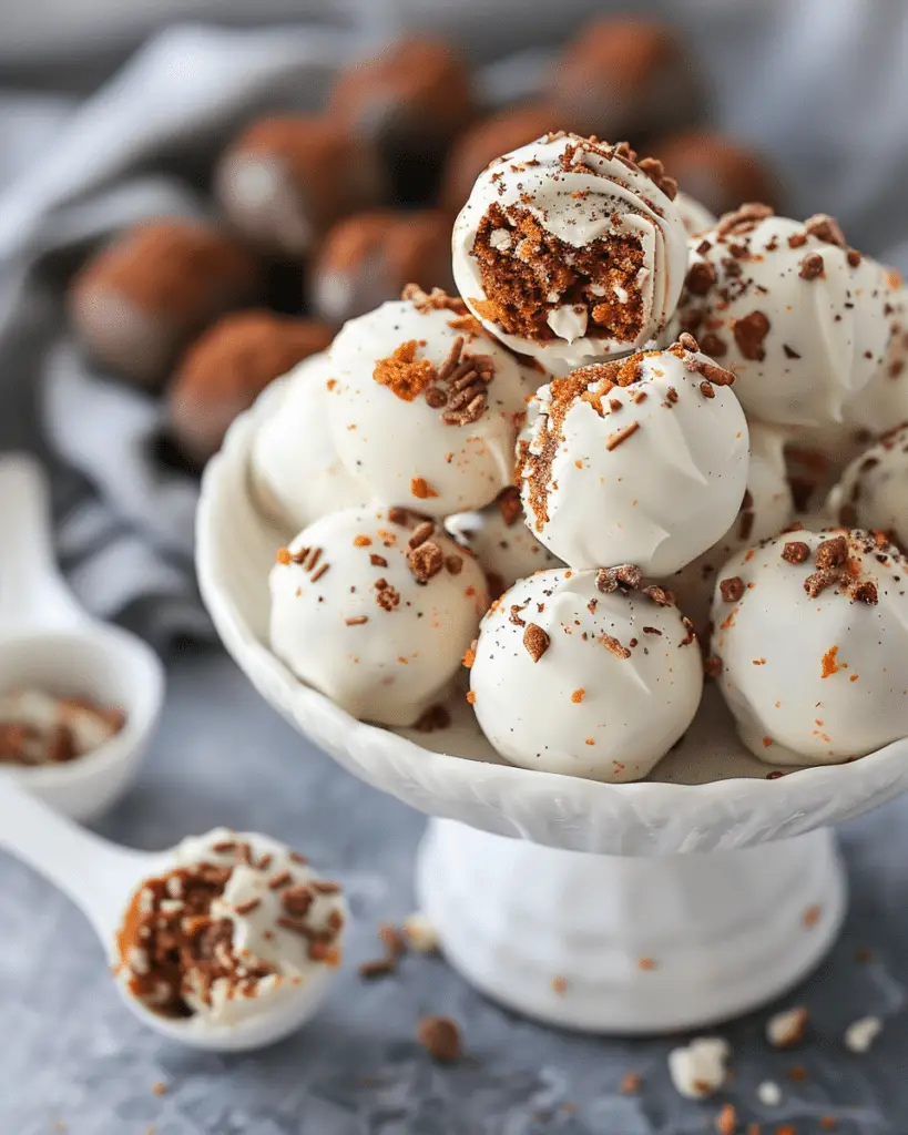 Paleo Carrot Cake Truffles