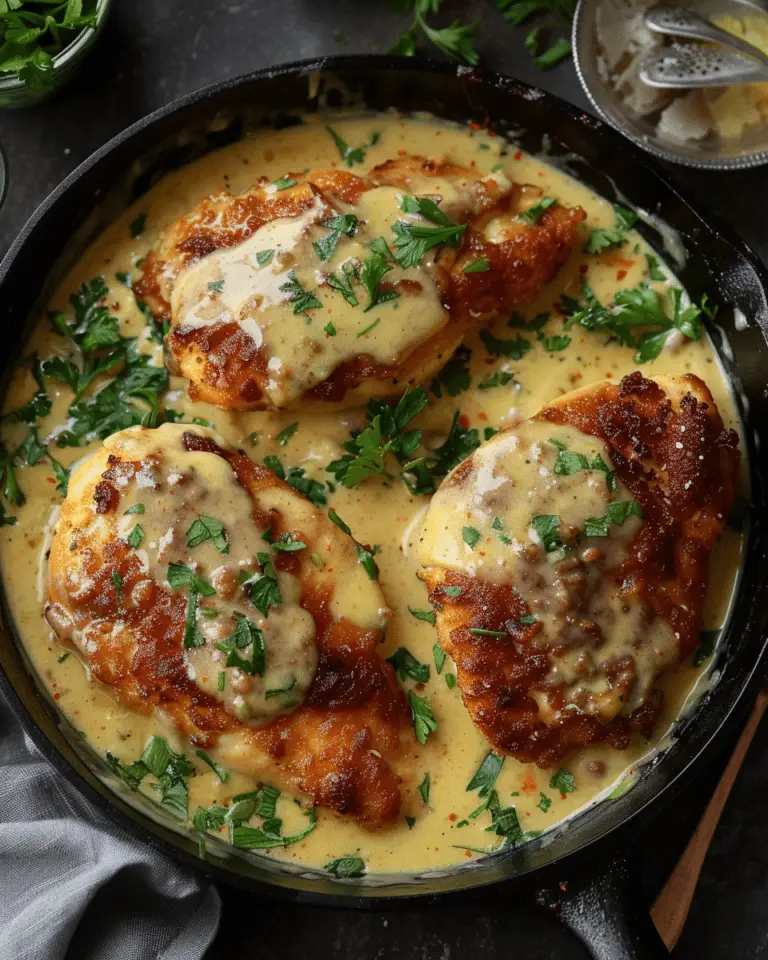 Pretzel Chicken with Mustard Cheddar Sauce