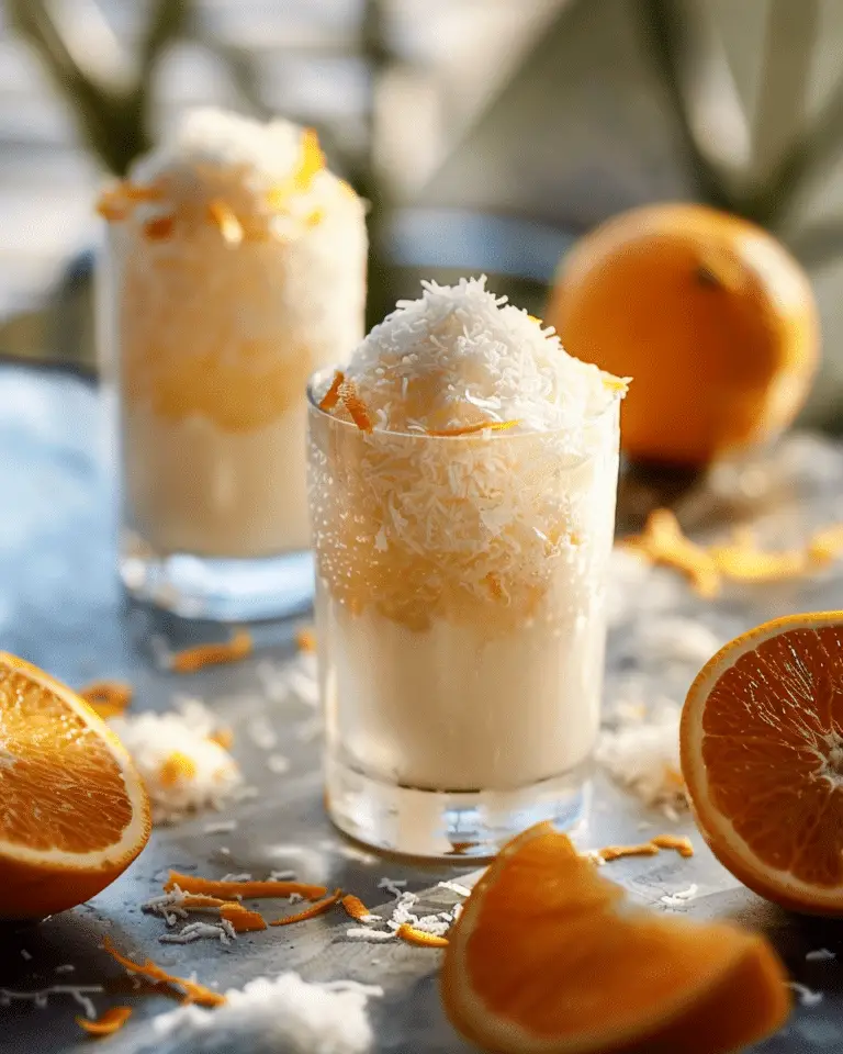 Refreshing Coconut Orange Glow