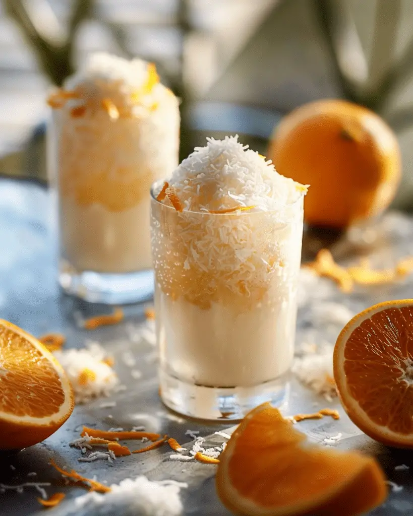 Refreshing Coconut Orange Glow