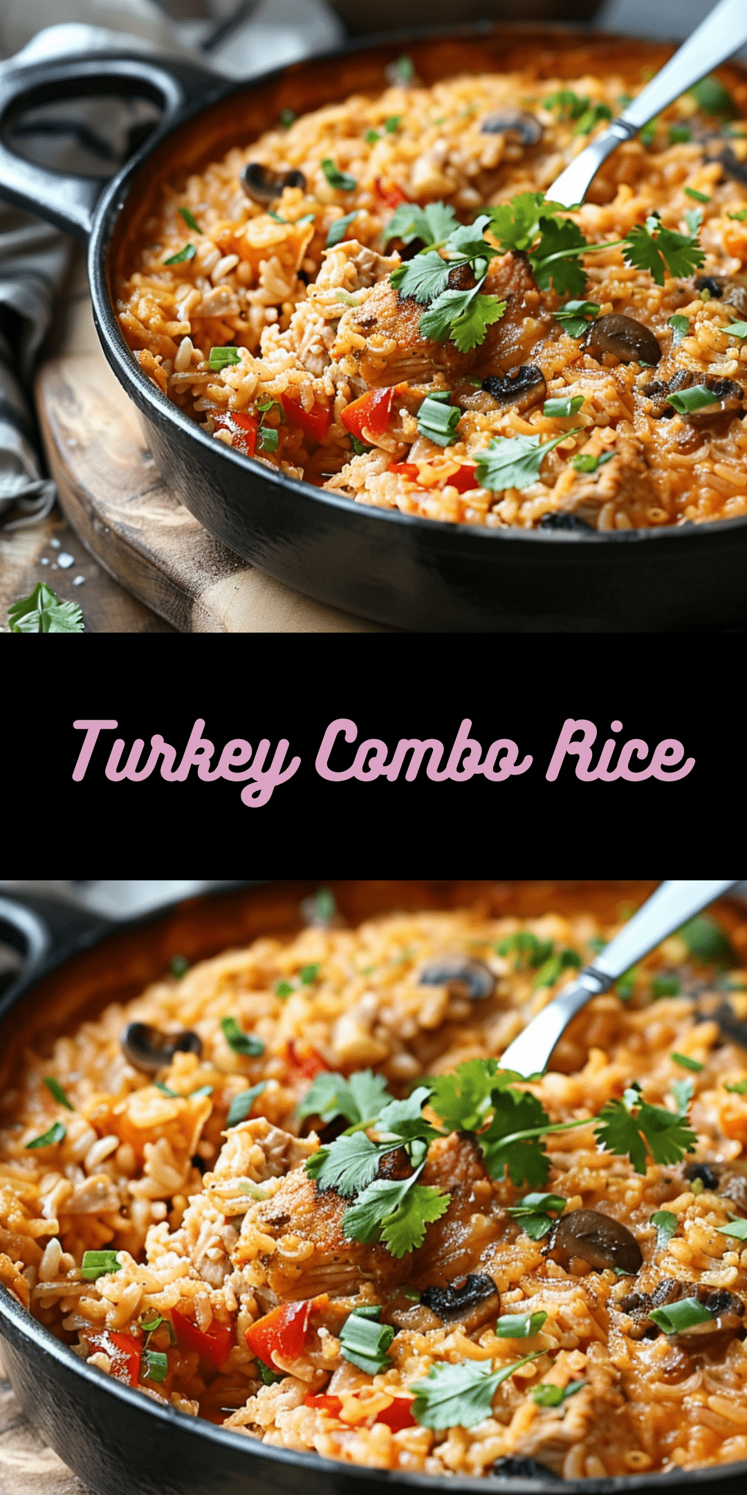 Turkey Combo Rice - Cooking With Blog