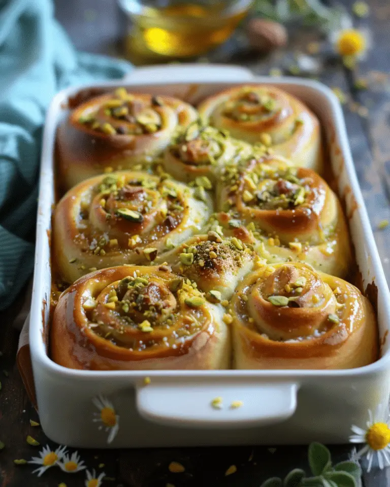 Vegan Pistachio Sweet Rolls