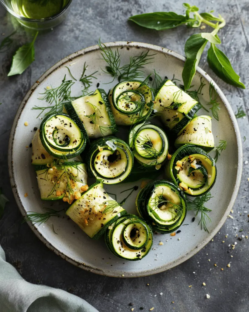 Vegan Zucchini Rollatini