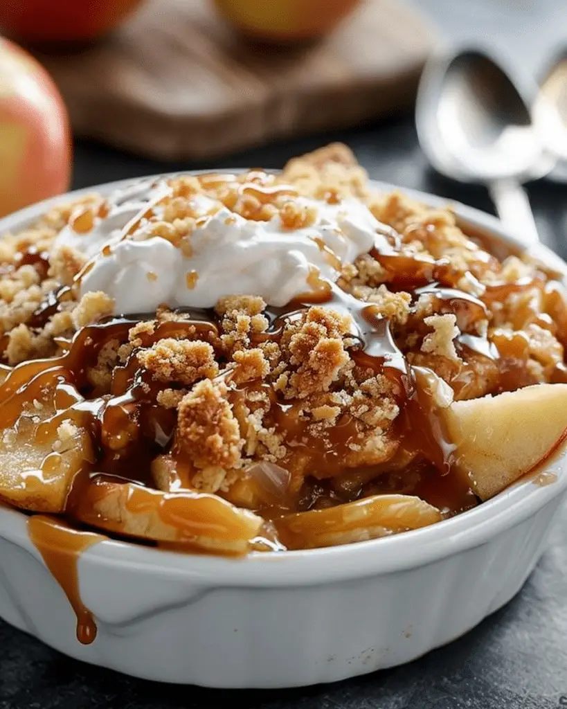 Apple Caramel Cobbler