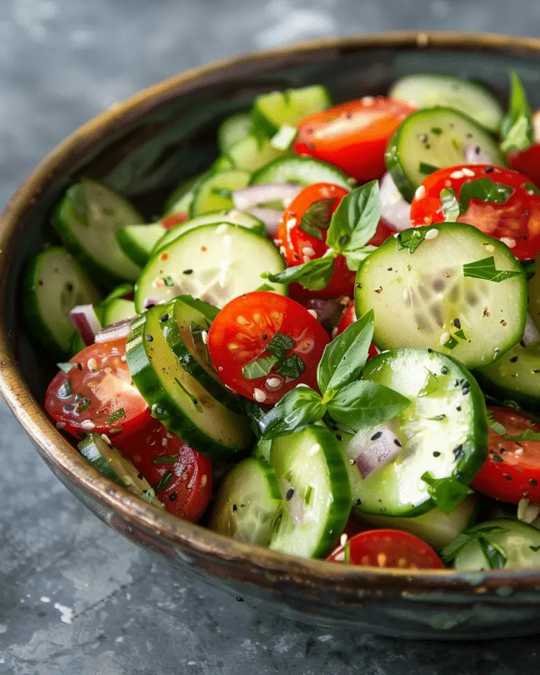 Asian Cucumber and Tomato Salad