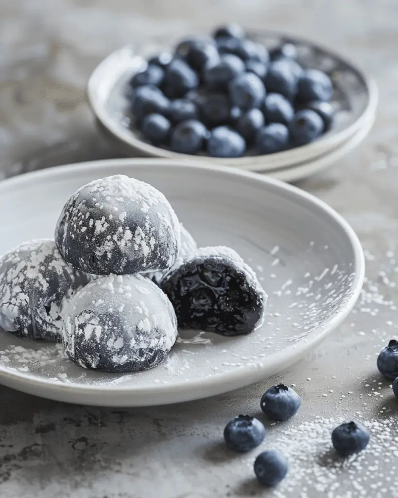 Blueberry Mochi
