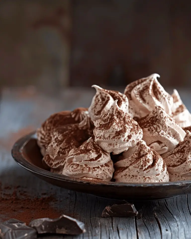 Chocolate Meringues