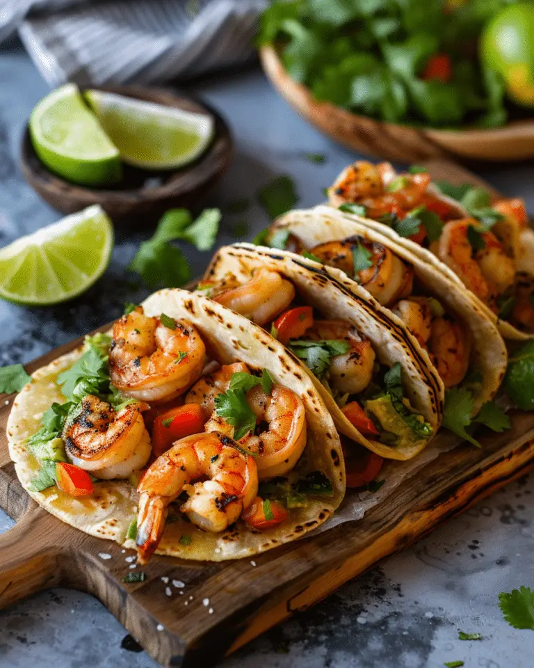 Cilantro Lime Shrimp Tacos