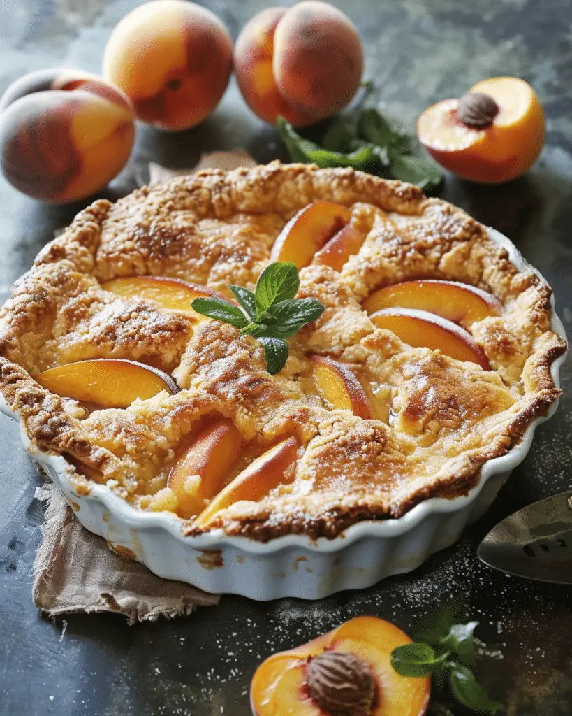 Classic Peach Cobbler