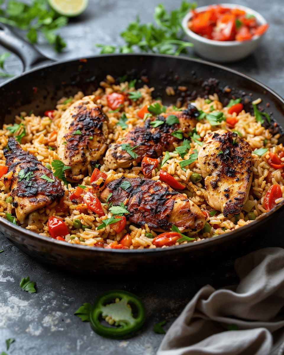 Creamy Cajun Chicken & Rice