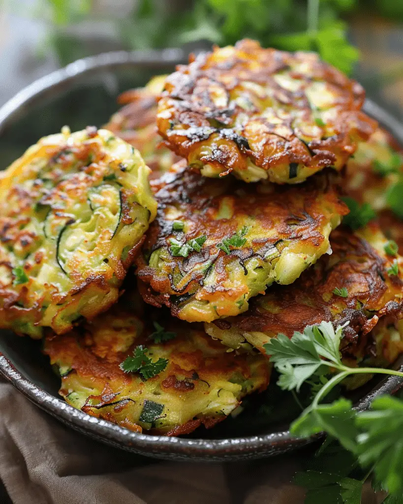 Crispy Kolokythokeftedes (Greek Zucchini Fritters)
