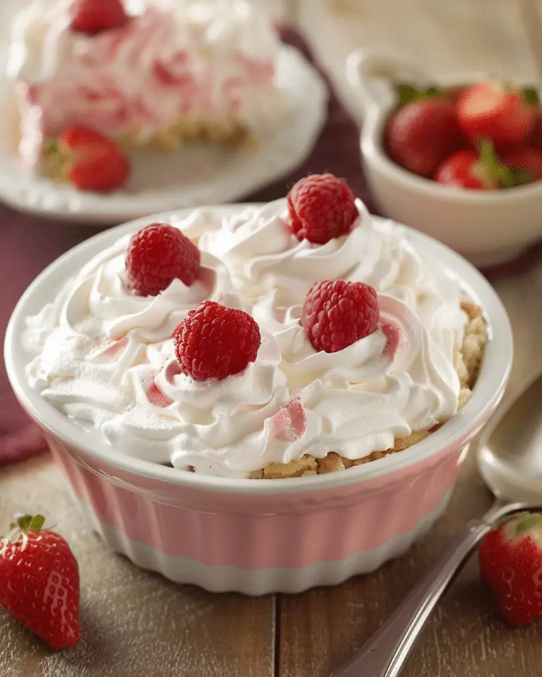 Easter Fruit Fluff Dessert
