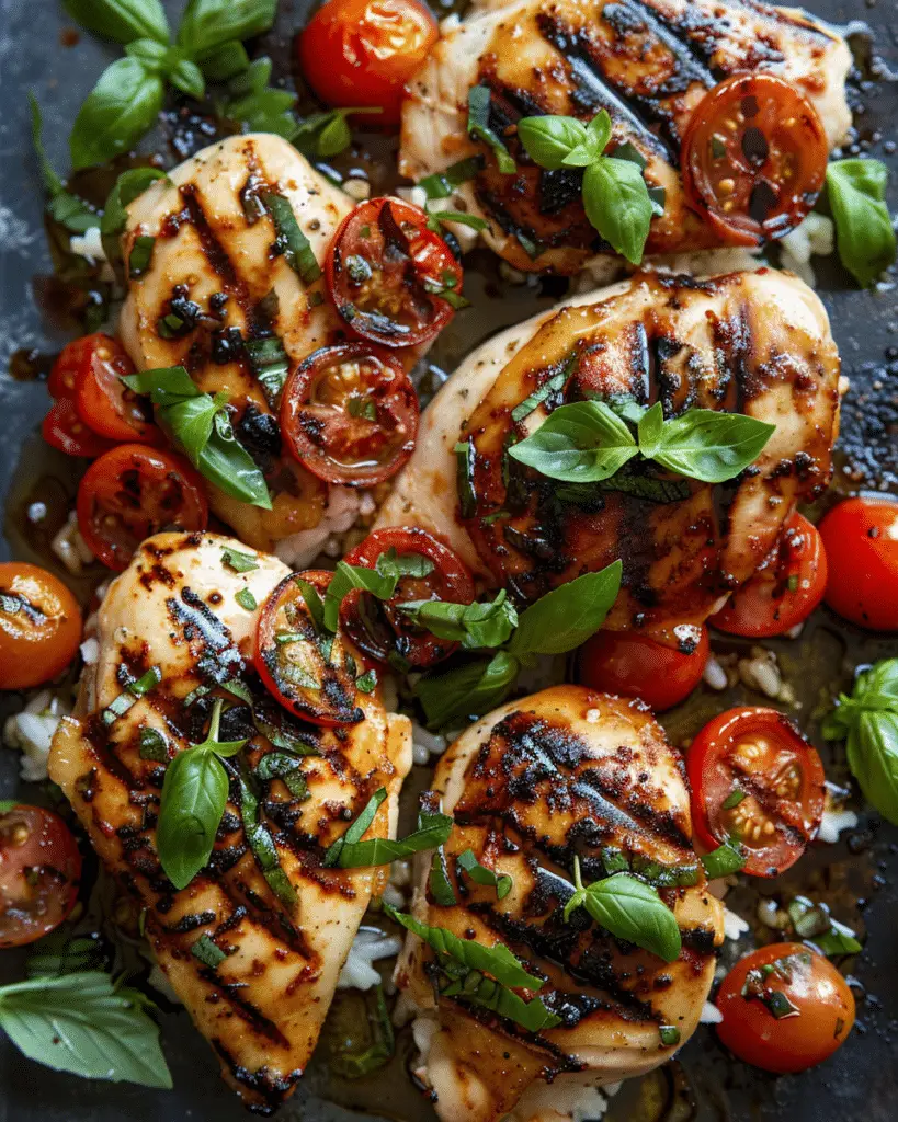 Grilled Caprese Chicken