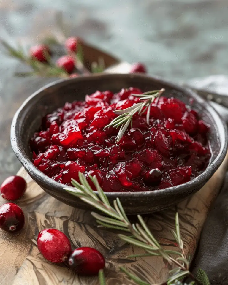 Homemade Cranberry Sauce