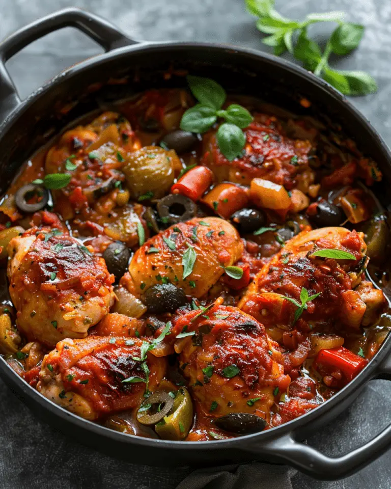 Italian Chicken Cacciatore
