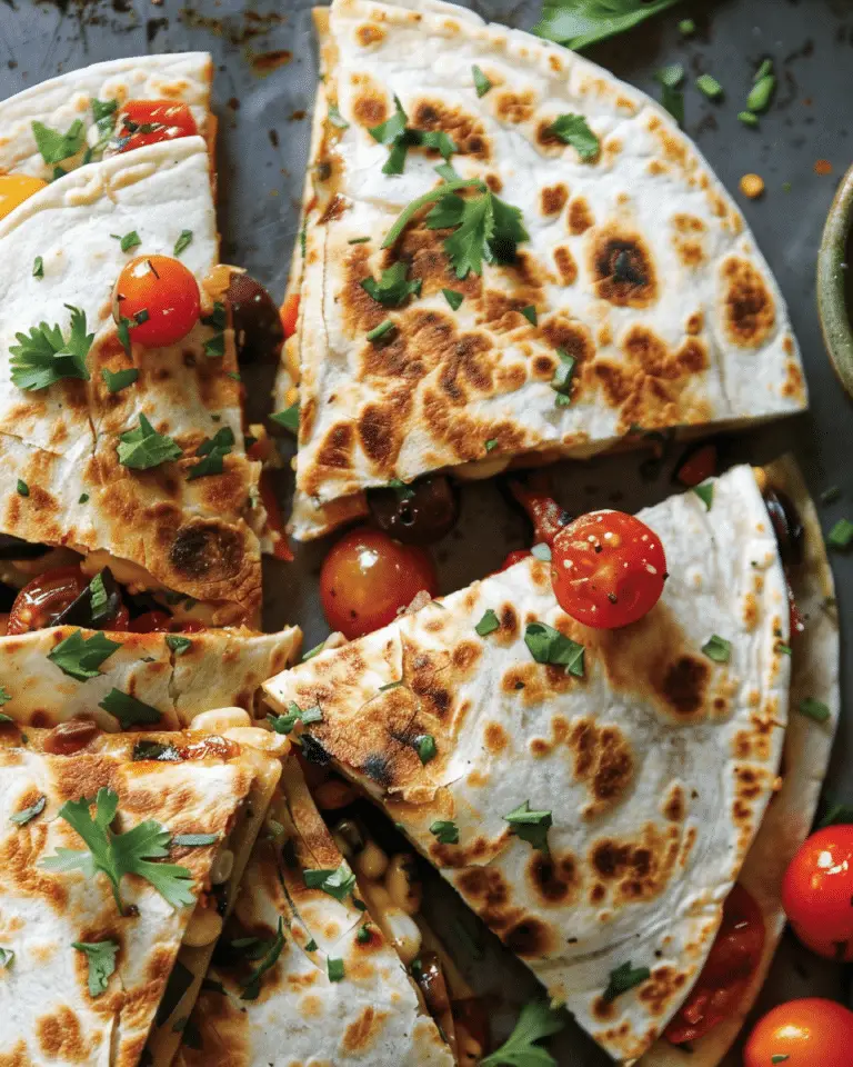 Mediterranean Quesadillas