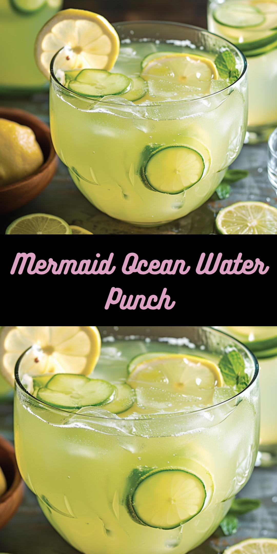 Mermaid Ocean Water Punch - Cooking With Blog